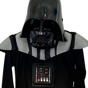Darth Vader Halloween Costume Medium with Mask & Cape